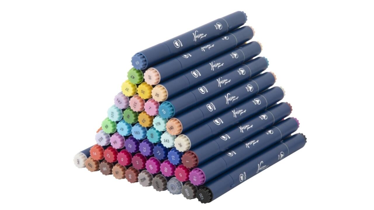 Alcoholmarkers Nassau Arts duopunt set à 48 kleuren