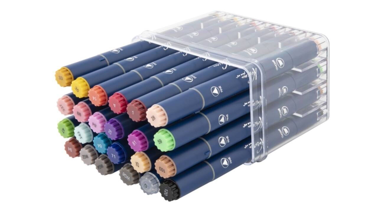 Alcoholmarkers Nassau Arts duopunt set à 24 kleuren