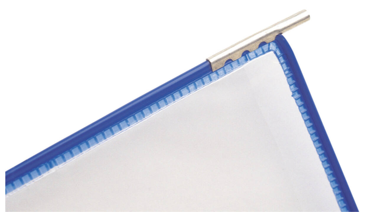 Zichtpaneel Tarifold A4 verticaal blauw 10 stuks