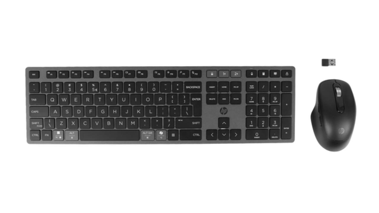 Toetsenbord + muis HP 725 oplaadbaar QWERTY