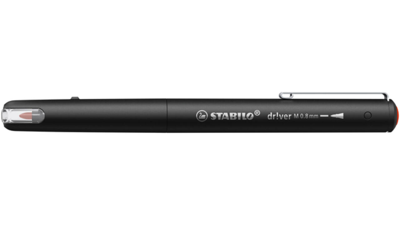Fineliner STABILO dr!ver medium rood