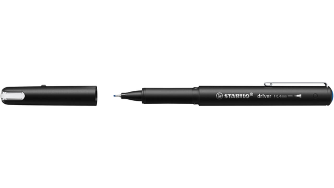 Fineliner STABILO dr!ver fijn blauw