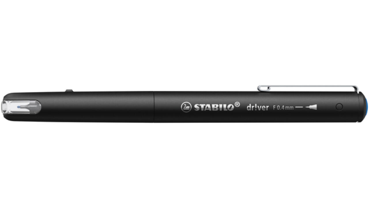 Fineliner STABILO dr!ver fijn blauw