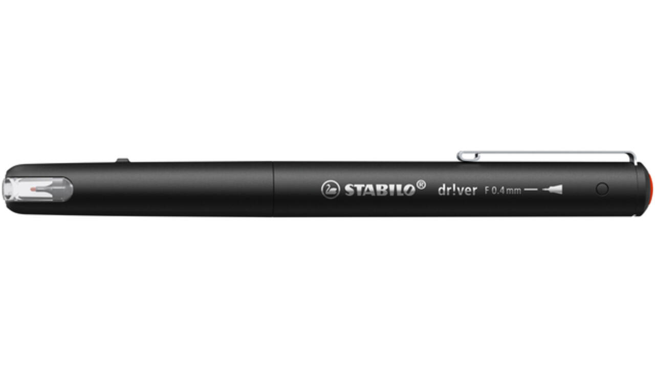 Fineliner STABILO dr!ver fijn rood