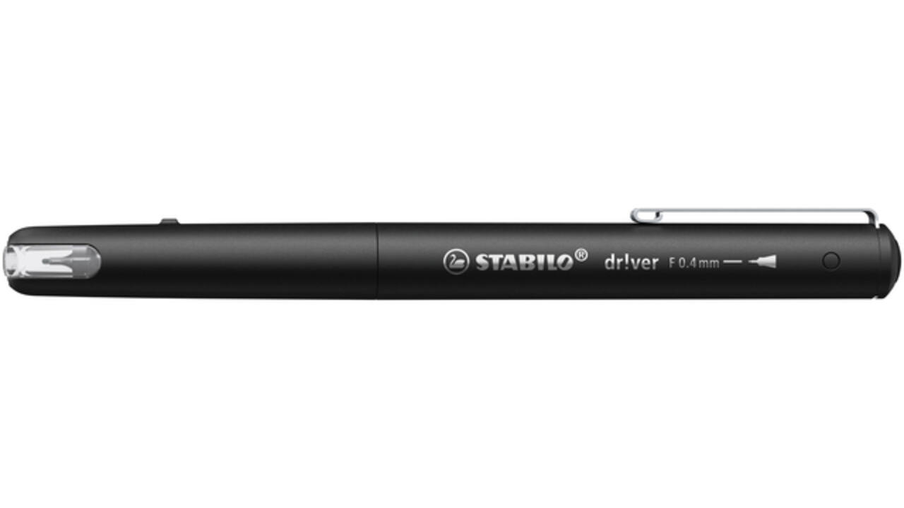 Fineliner STABILO dr!ver fijn zwart