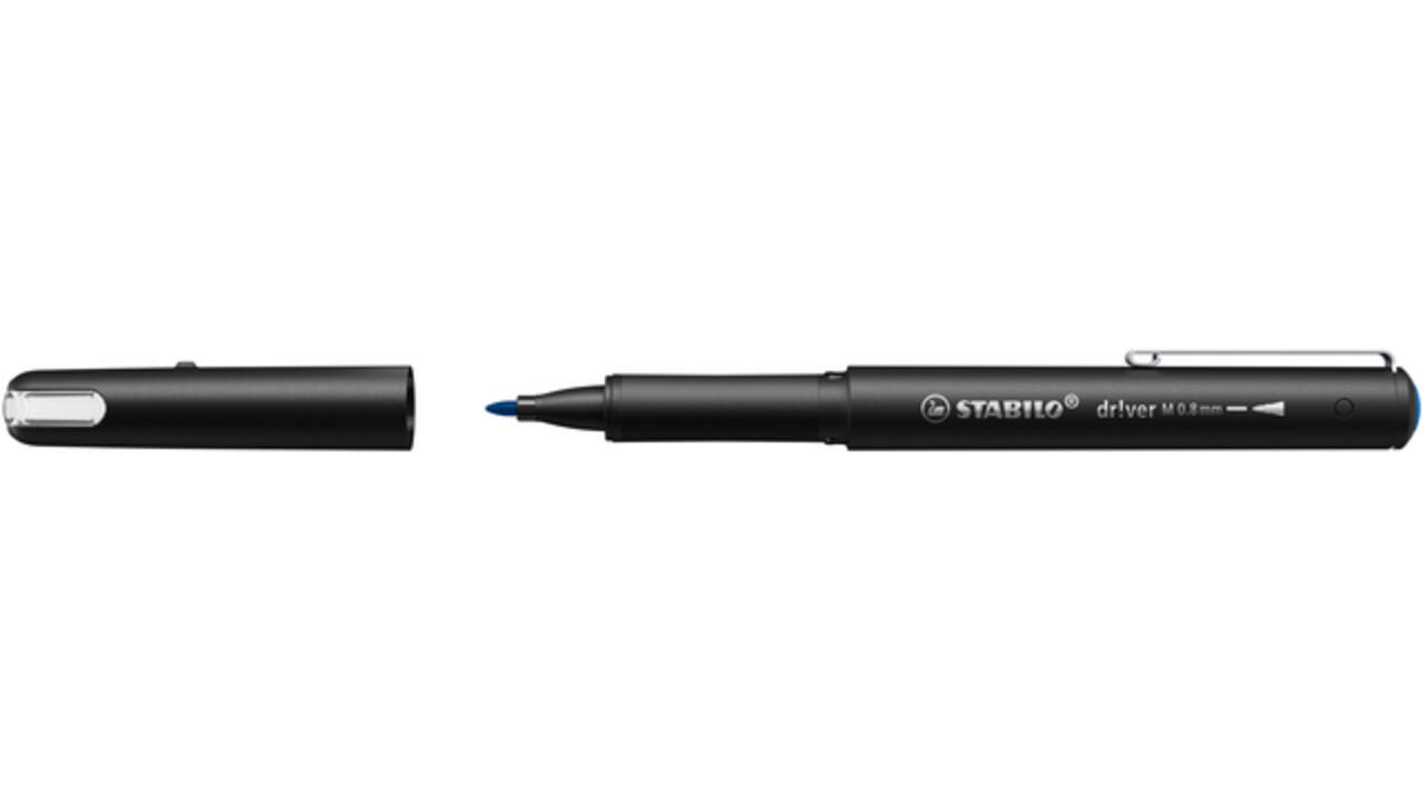 Fineliner STABILO dr!ver medium blauw