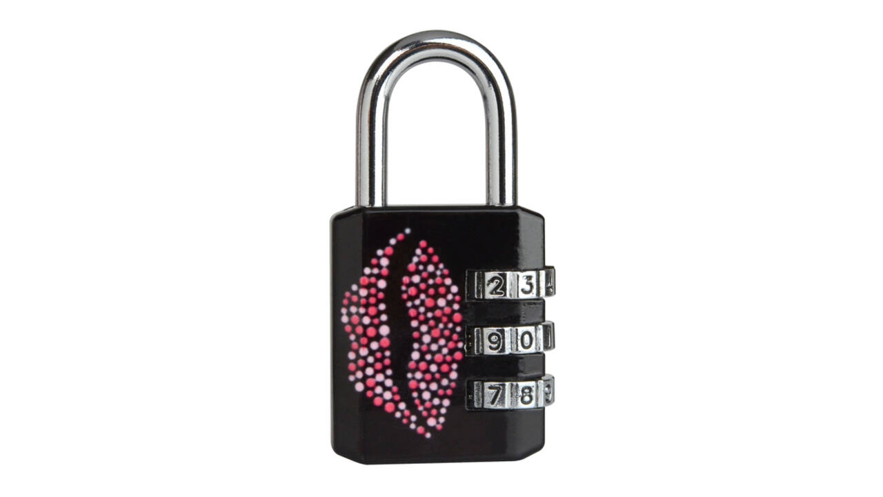 Hangslot Masterlock 3-cijfer combinatie 30mm kus patroon