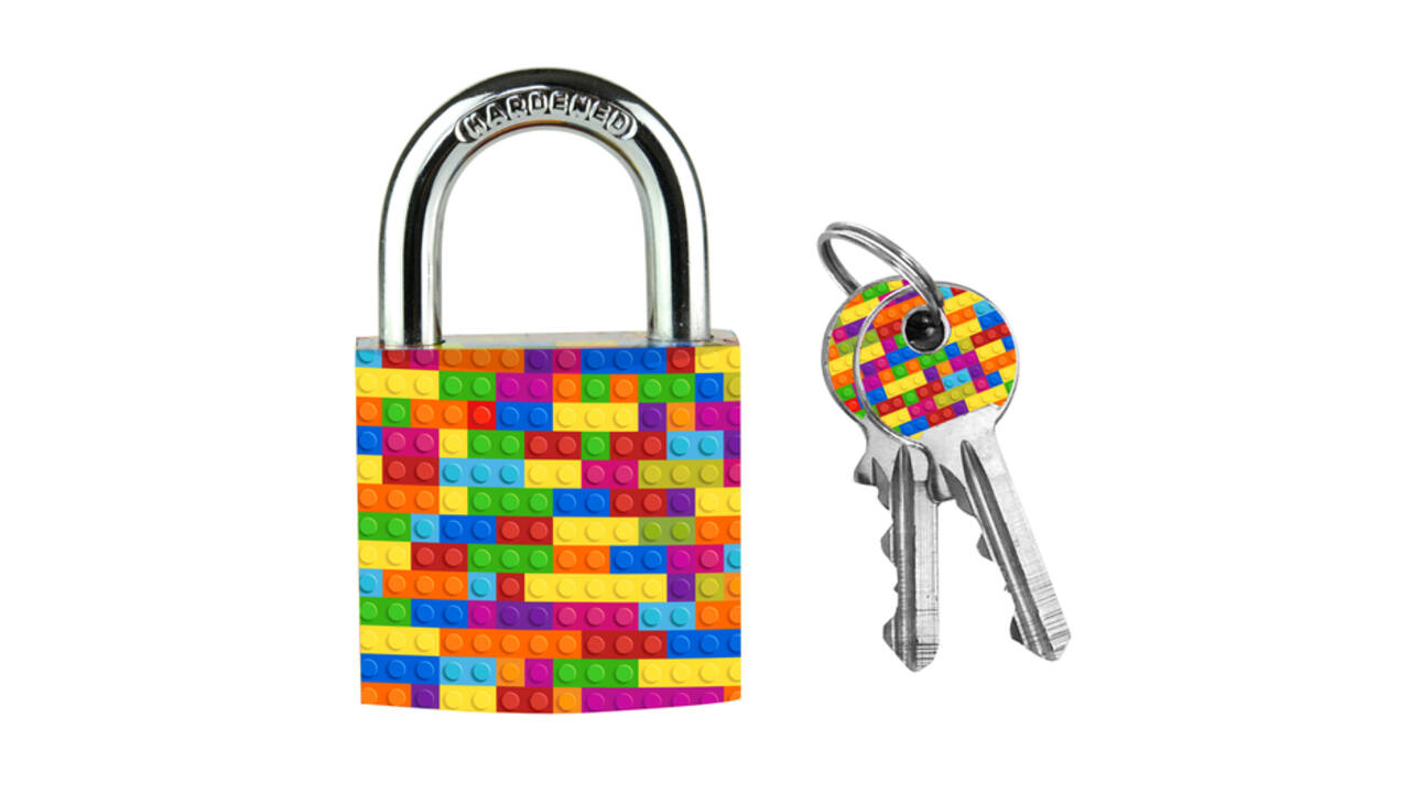 Hangslot Masterlock 30mm 4 patronen assorti