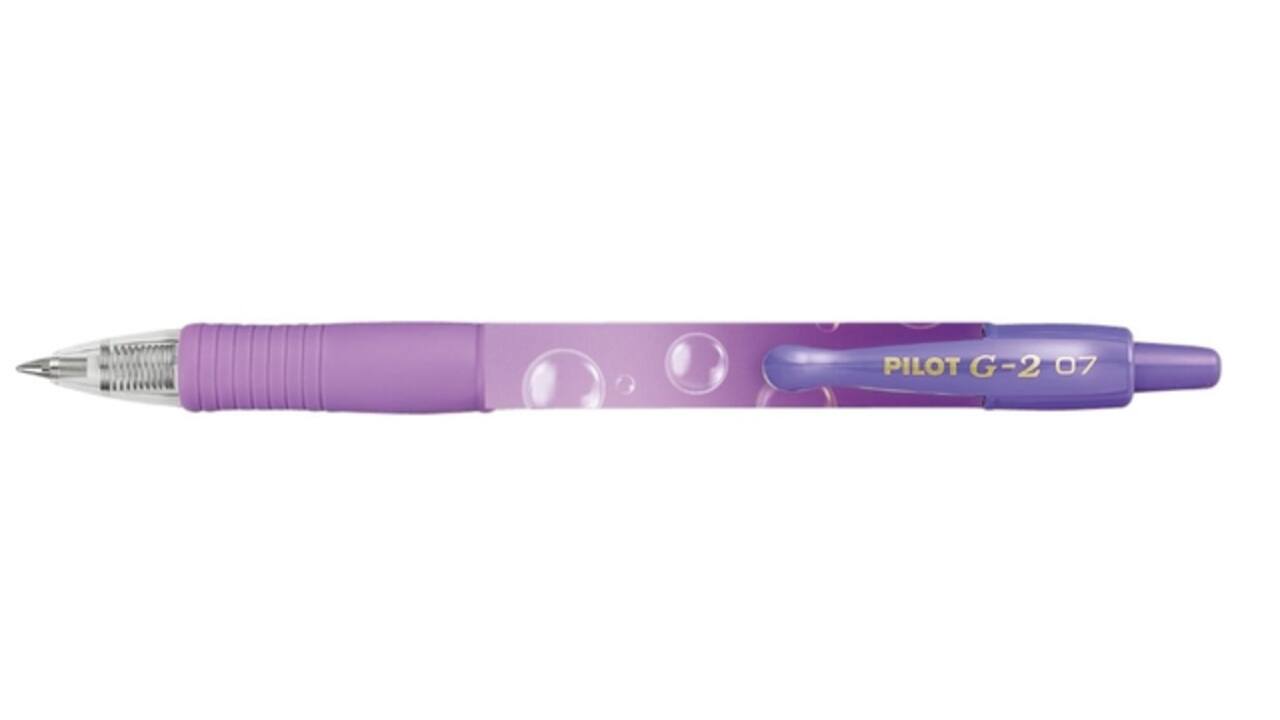 Gelschrijver PILOT G-2 Bubble assorti medium blauwschrijvend