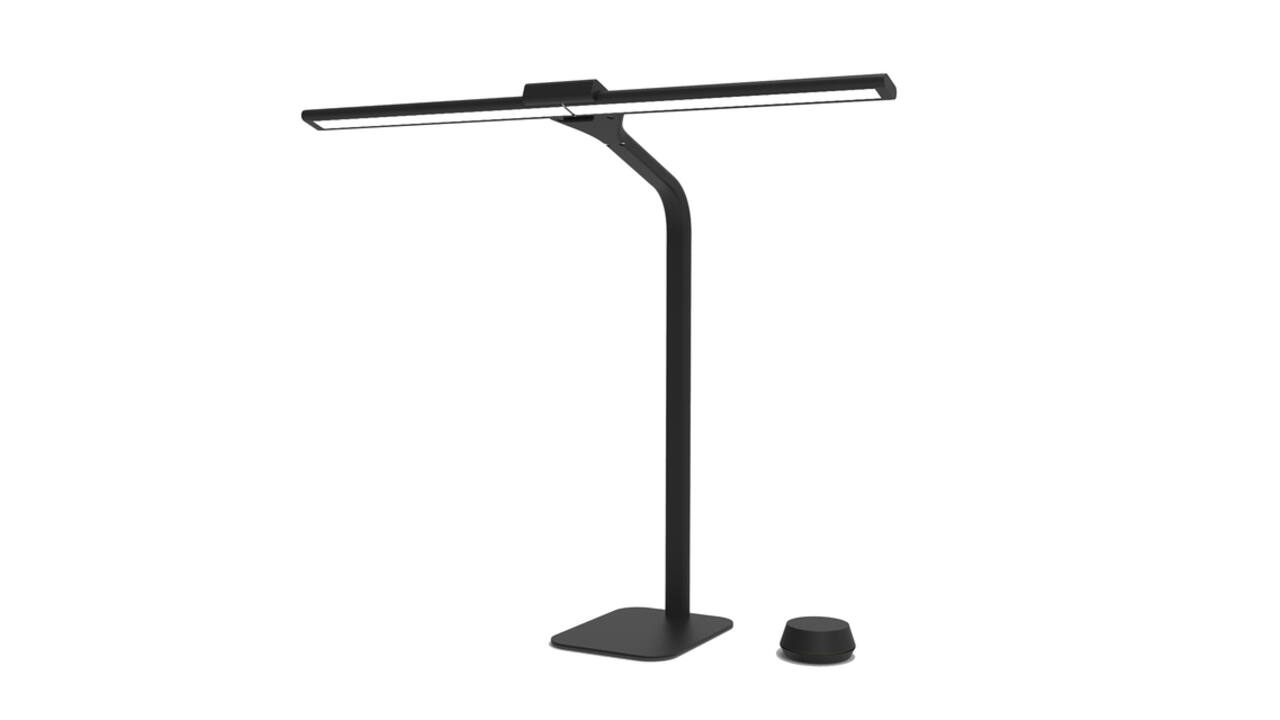 Bureaulamp Unilux Strata base led zwart