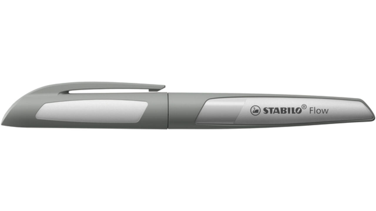Vulpen STABILO Flow medium grijs