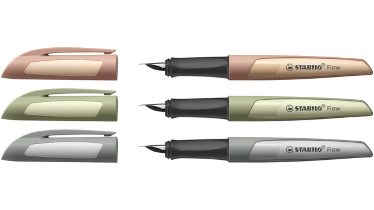 Vulpen STABILO Flow medium grijs