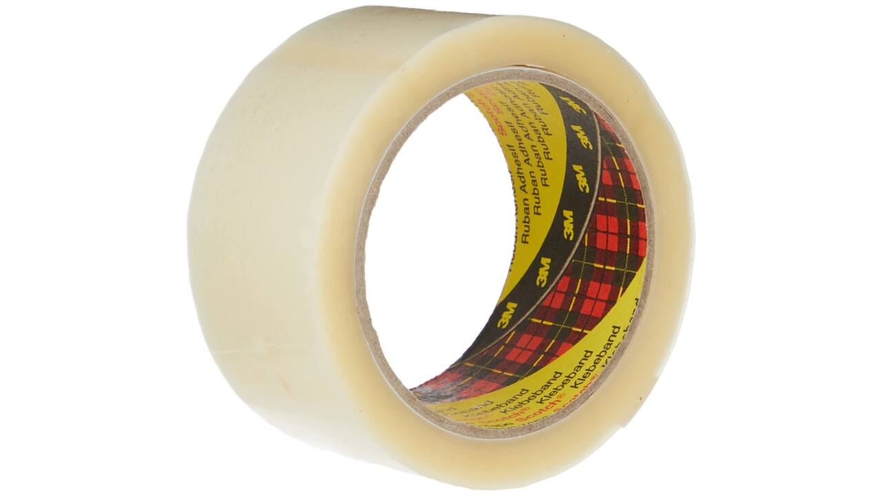 Verpakkingstape Scotch 371 48mmx66m transparant PP