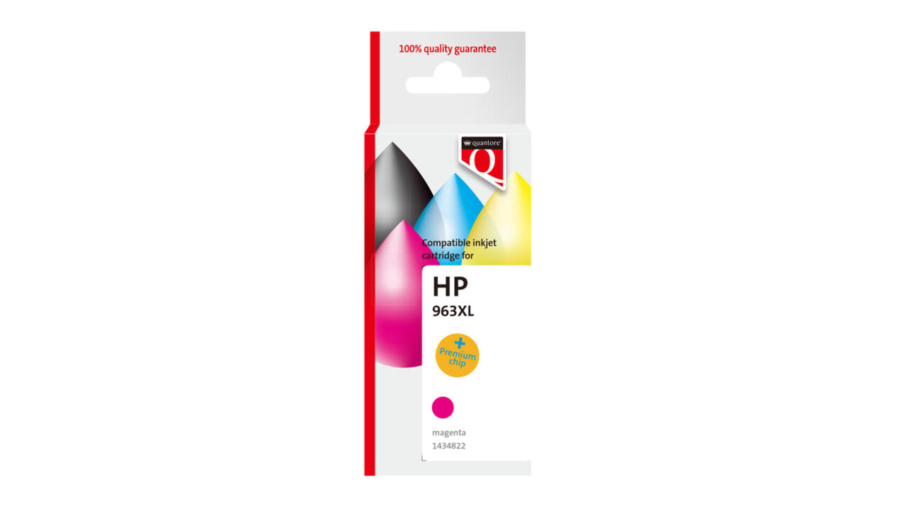 Inktcartridge Quantore alternatief tbv Hp 963XL 3JA28AE hc rood