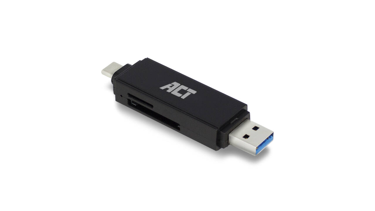 Kaartlezer ACT USB-C/USB-A 3.0