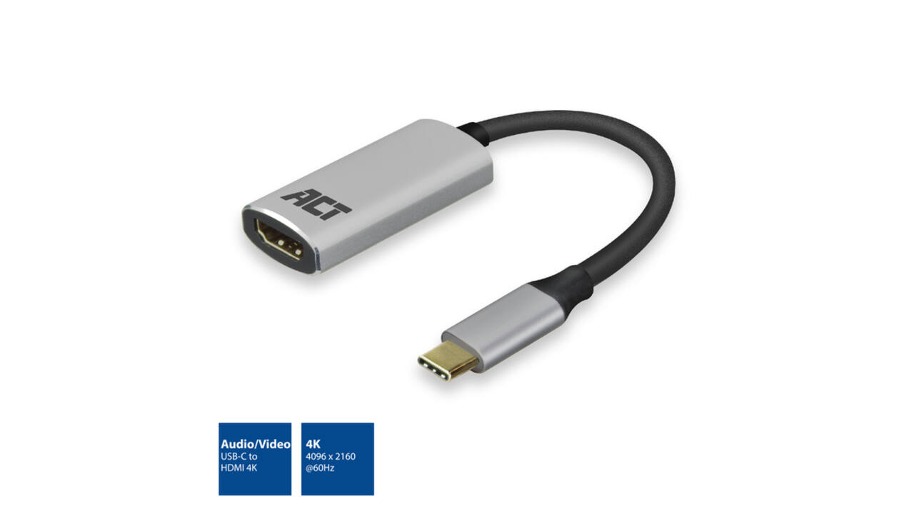 Adapter ACT USB-C naar HDMI
