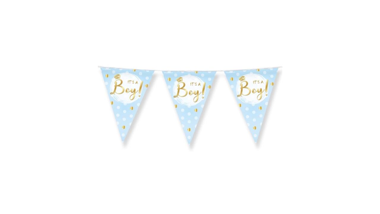 Party Flags foil It's a boy!