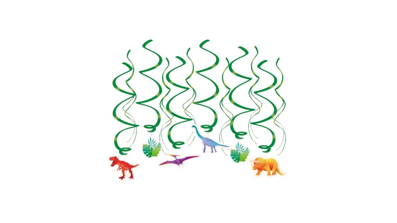 Swirl decorations Dino