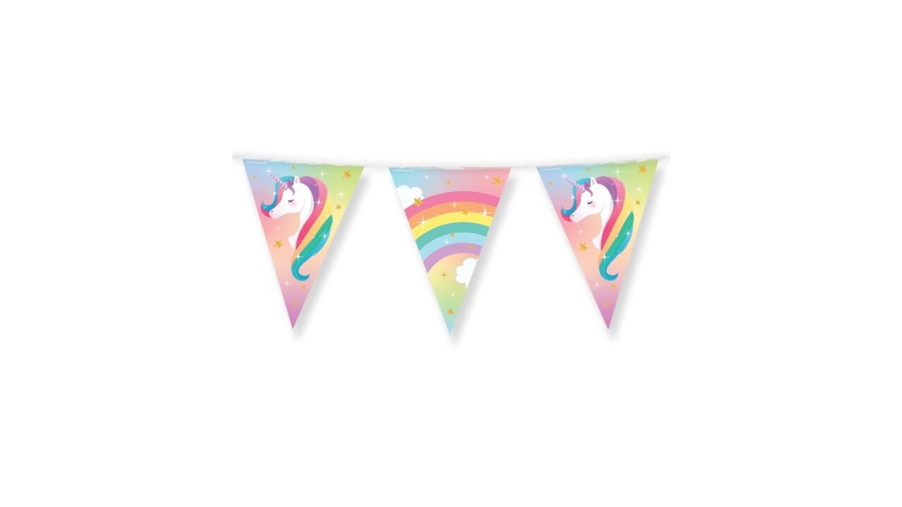 Vlaggenlijn Unicorn folie 10 meter