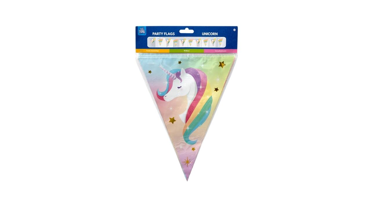 Vlaggenlijn Unicorn folie 10 meter