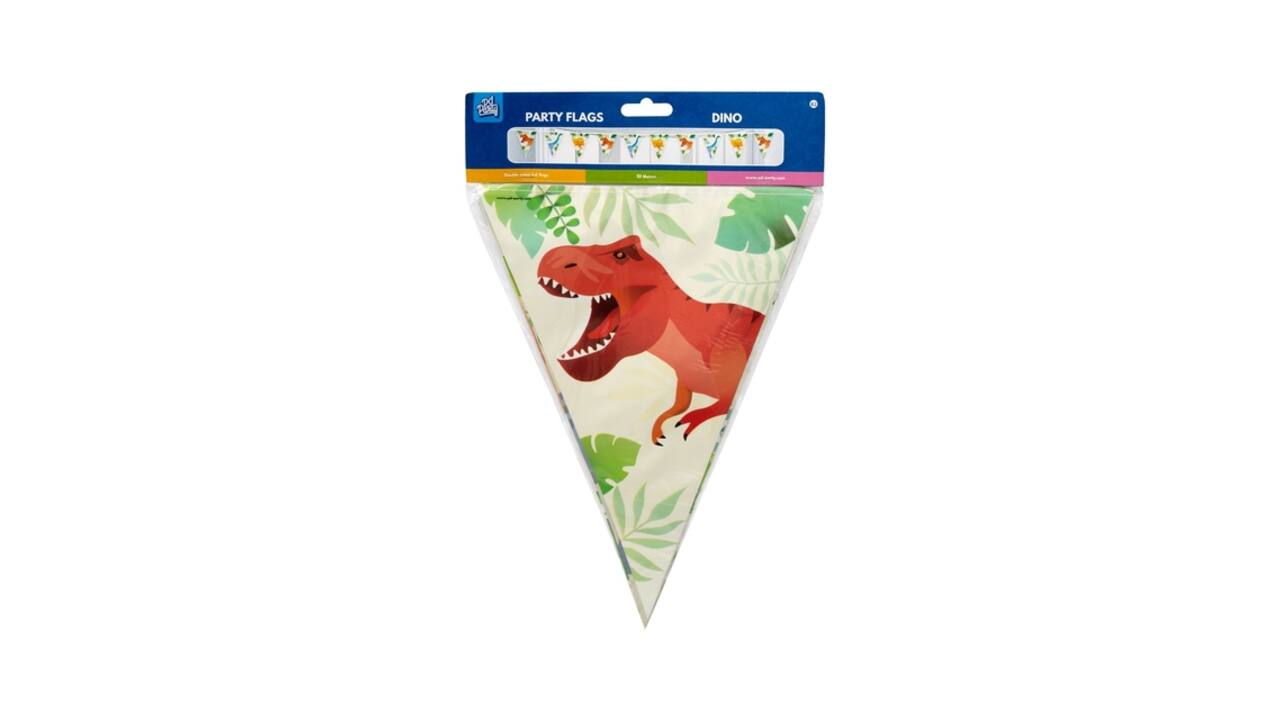 Vlaggenlijn Dino folie 10 meter