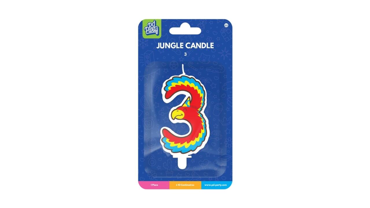Jungle candle 3 Parrot