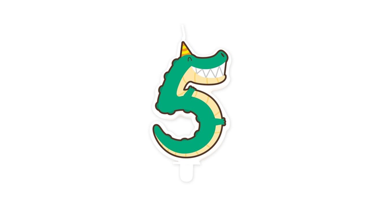 Jungle candle 5 Crocodile