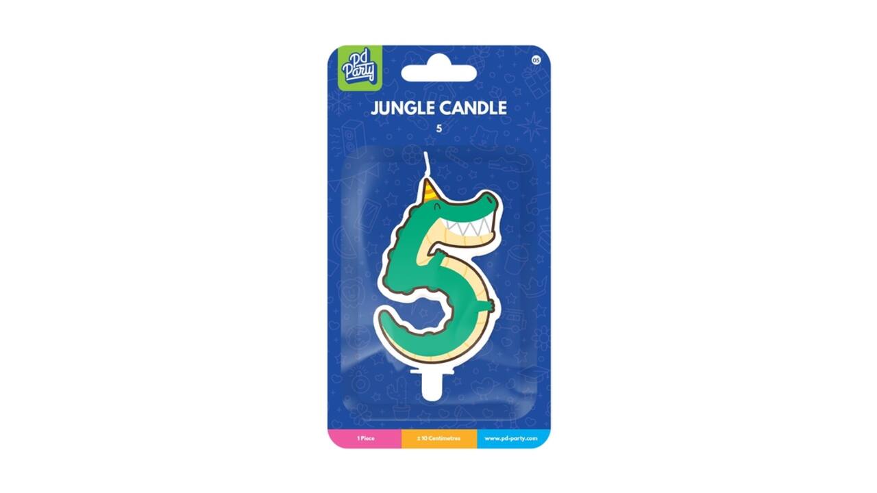 Jungle candle 5 Crocodile