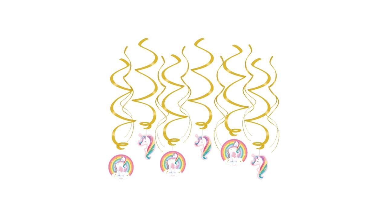 Swirl decorations Unicorn