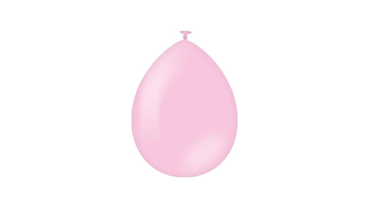 Balloons 25 pcs. Baby pink