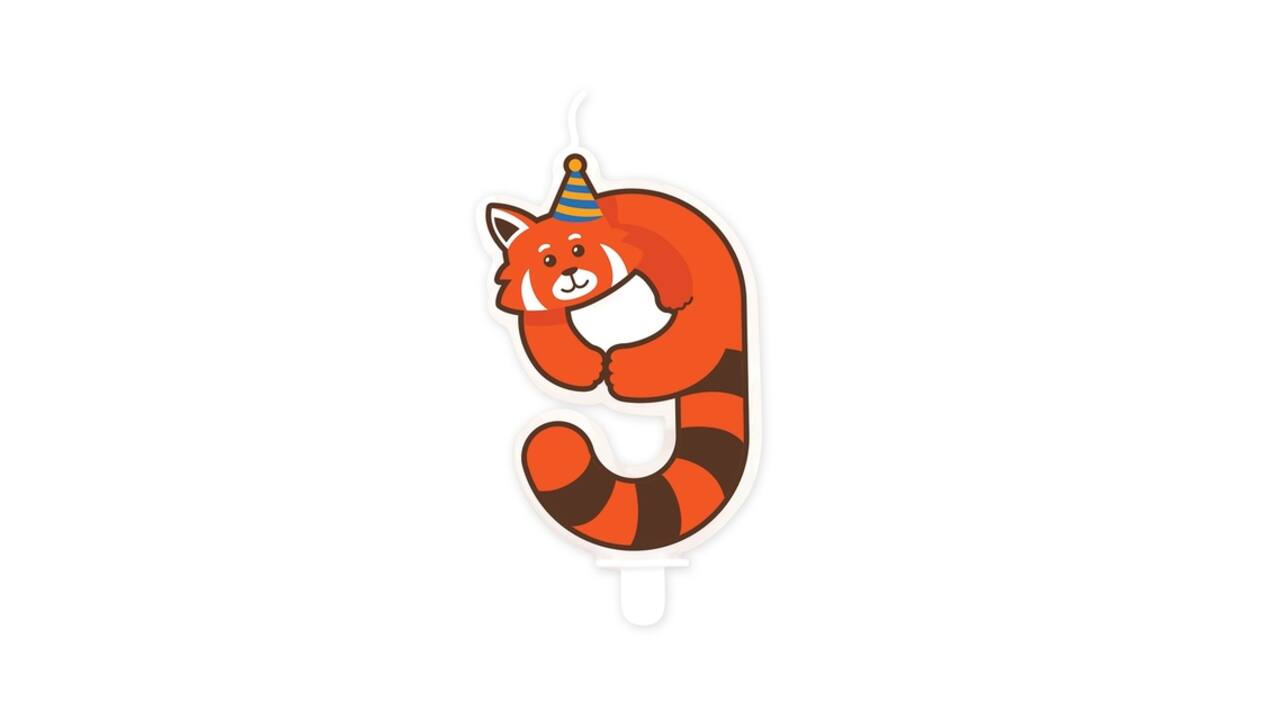 Jungle candle 9 Red Panda