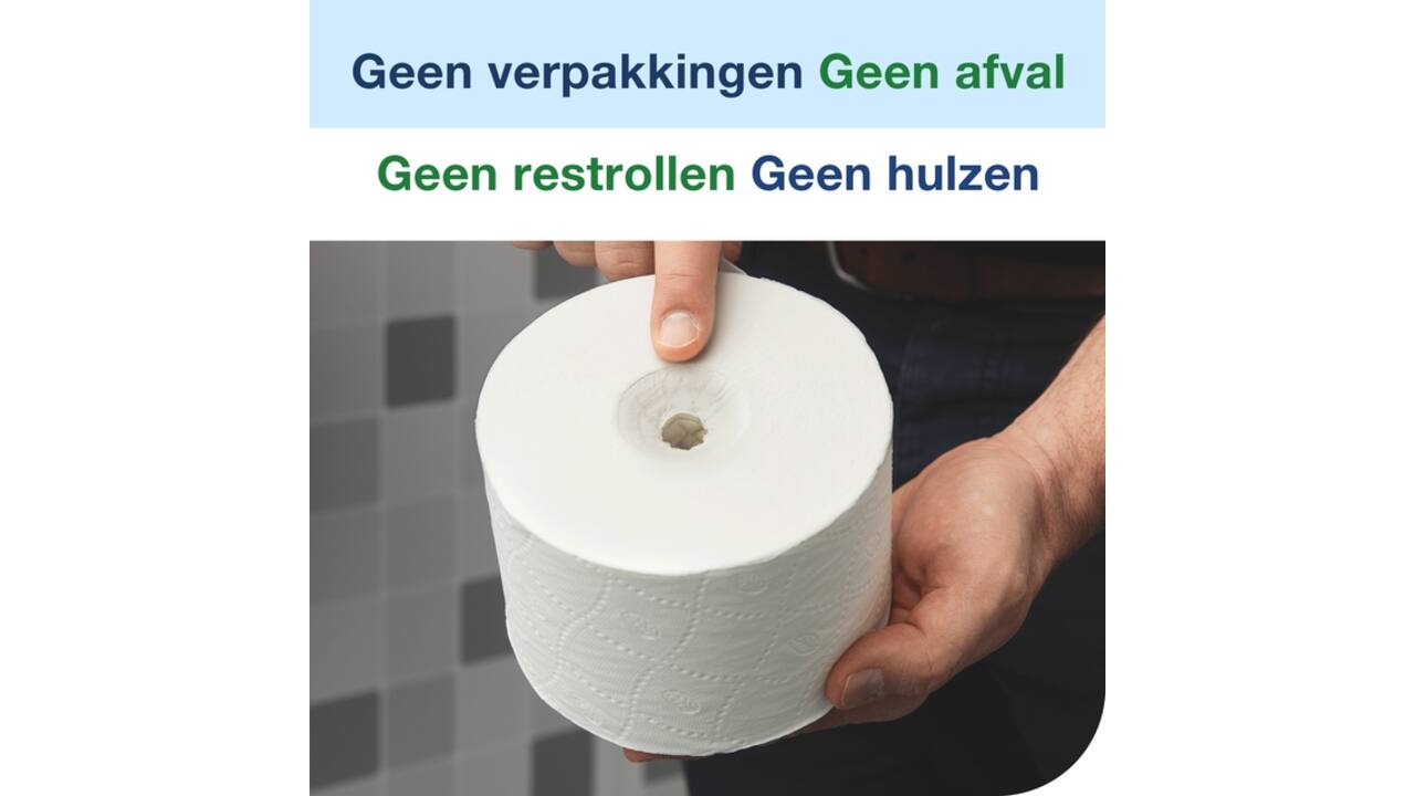 Toiletpapier Tork T7 Advanced Optiserve Coreless 2-laags 94m wit 472630