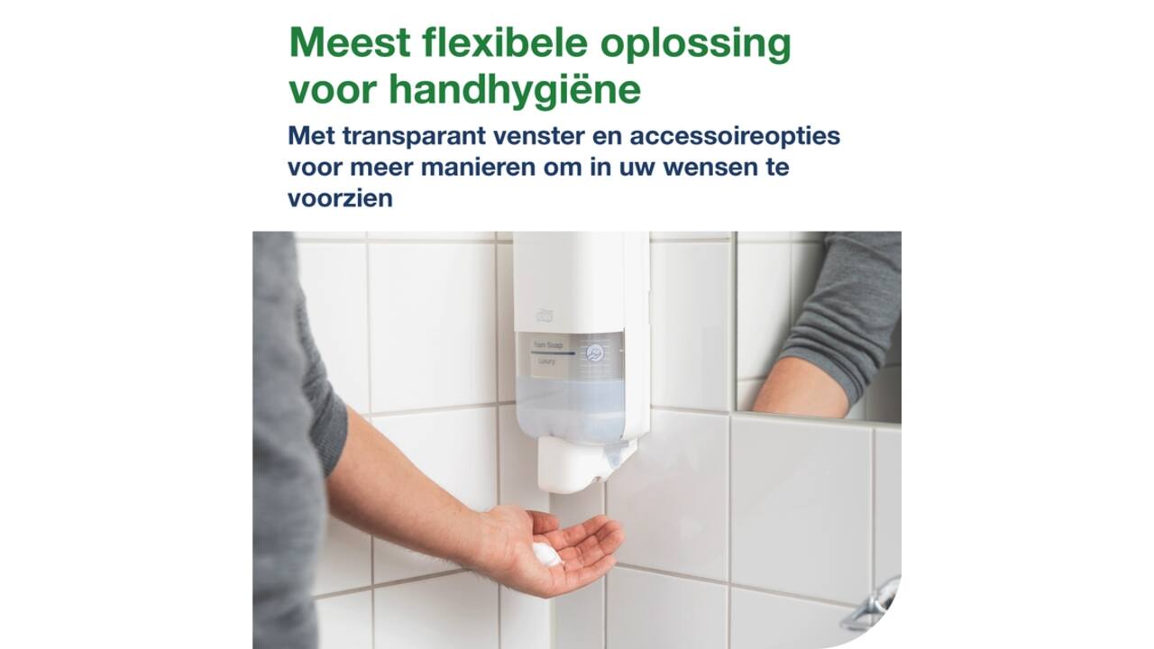 Zeepdispenser Tork S4 Elevation 1000ml wit 564500