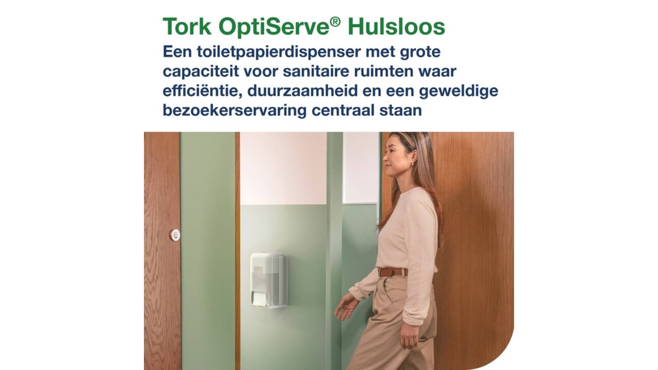 Toiletpapier Tork T7 Premium Optiserve Coreless 3-laags 63m wit 472650