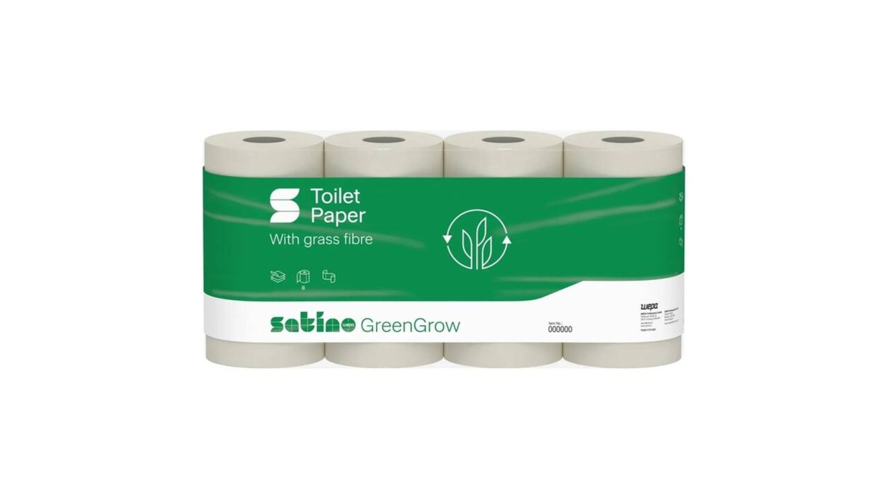 Toiletpapier Satino MT1 GreenGrow 3-laags 8x250vel naturel 079870