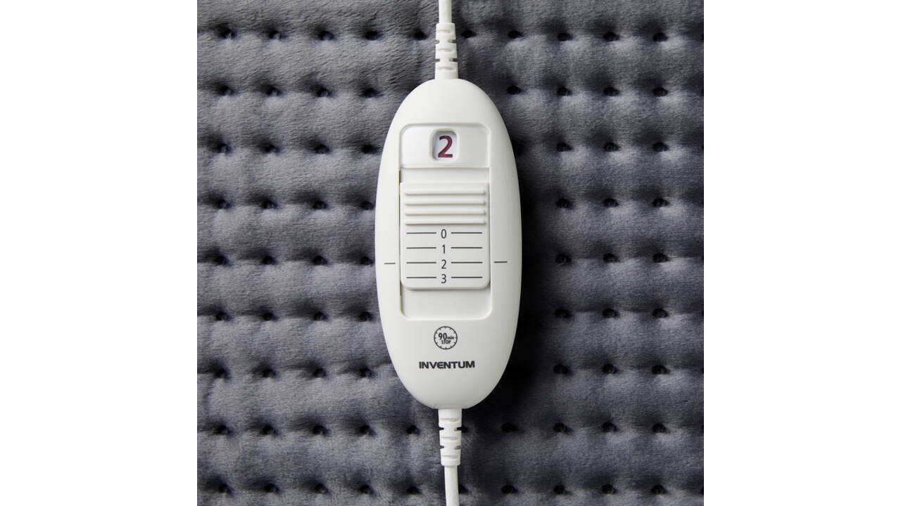Elektrisch warmtekussen Inventum 44x33cm Grijs