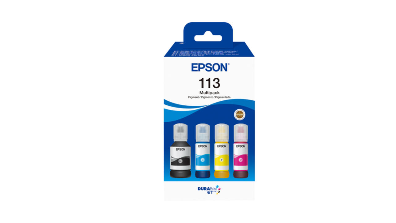Navulinkt Epson 113 EcoTank zwart + 3 kleuren