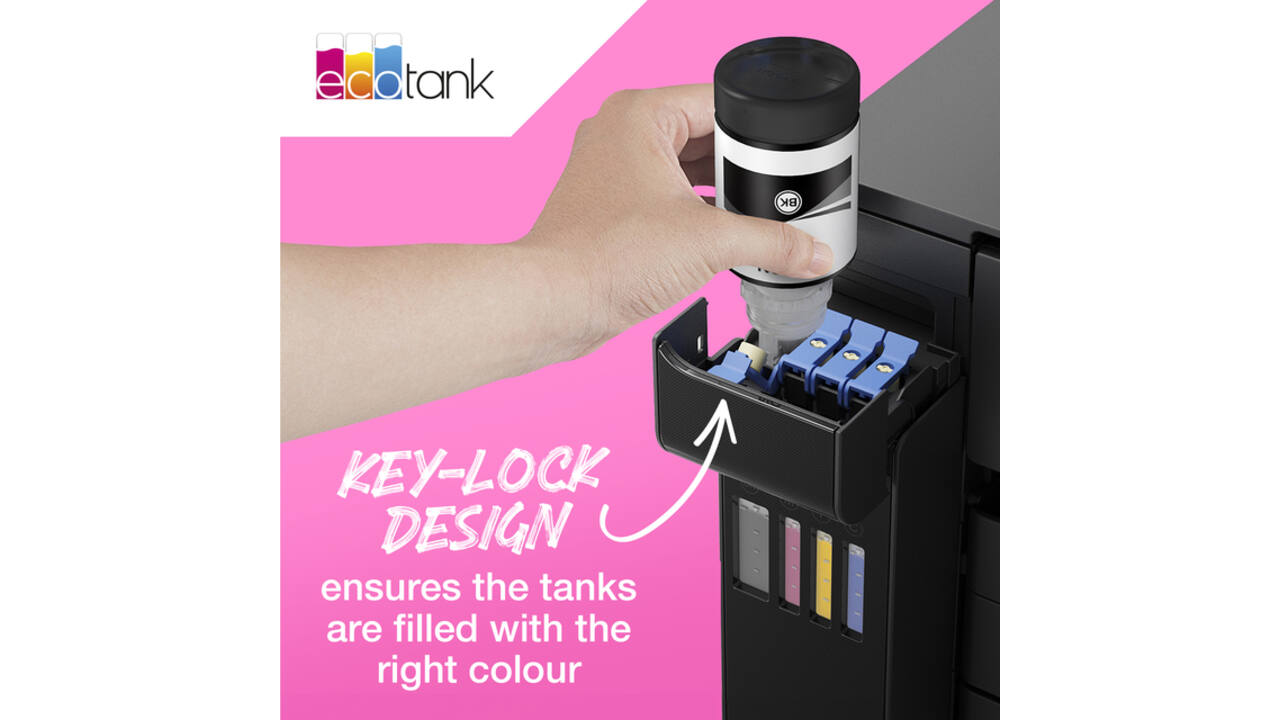 Navulinkt Epson 113 EcoTank zwart + 3 kleuren
