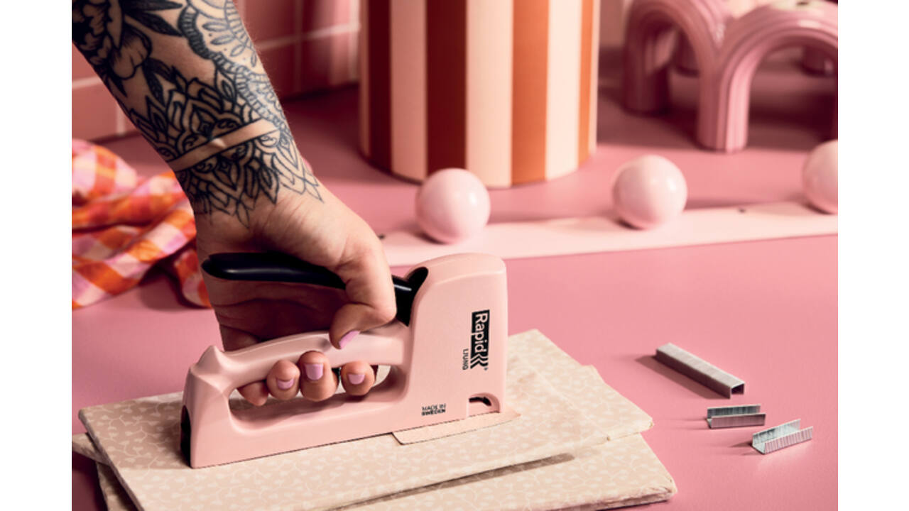 Nietpistool Rapid R13 Ljung 13/4-10 roze