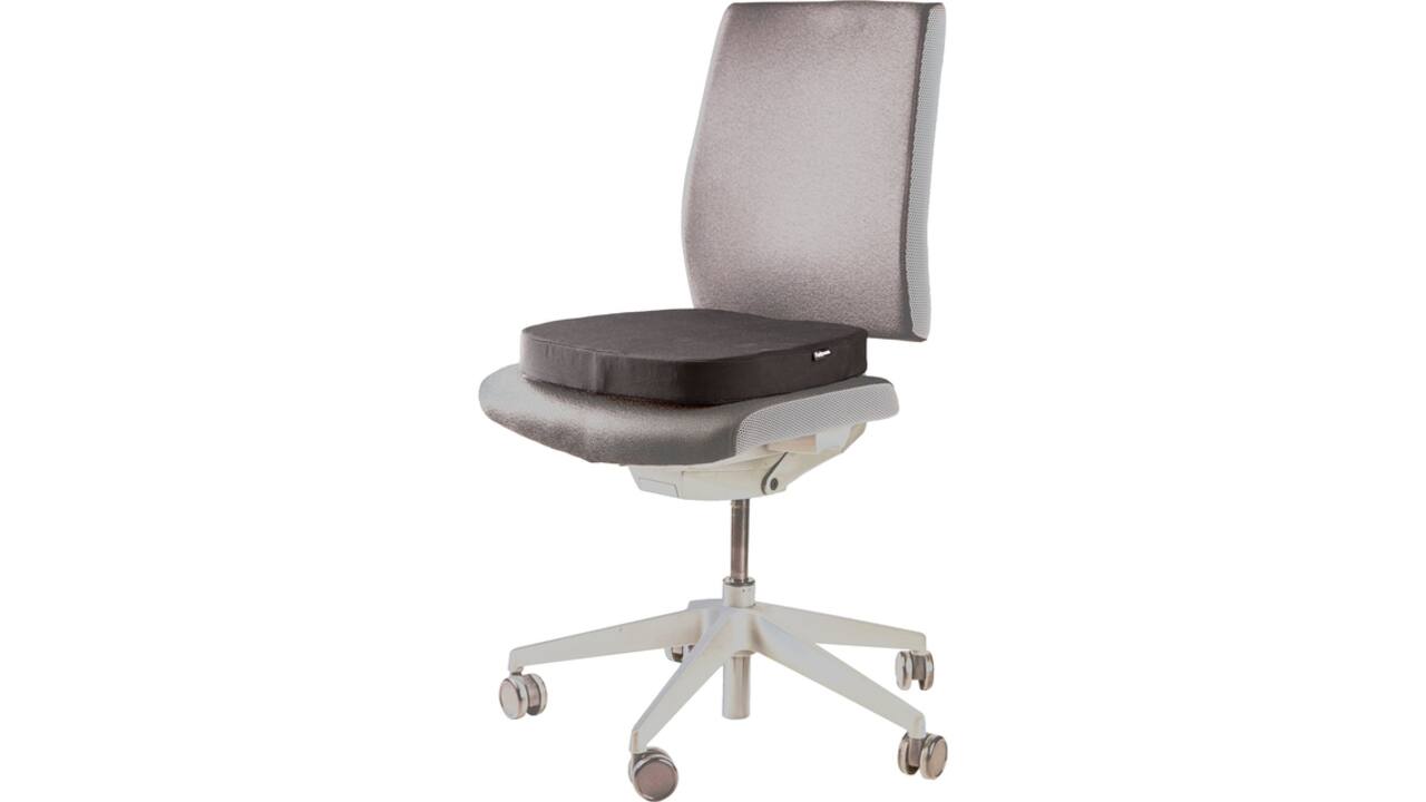 Stoelkussen Fellowes Breyta Comfort zwart