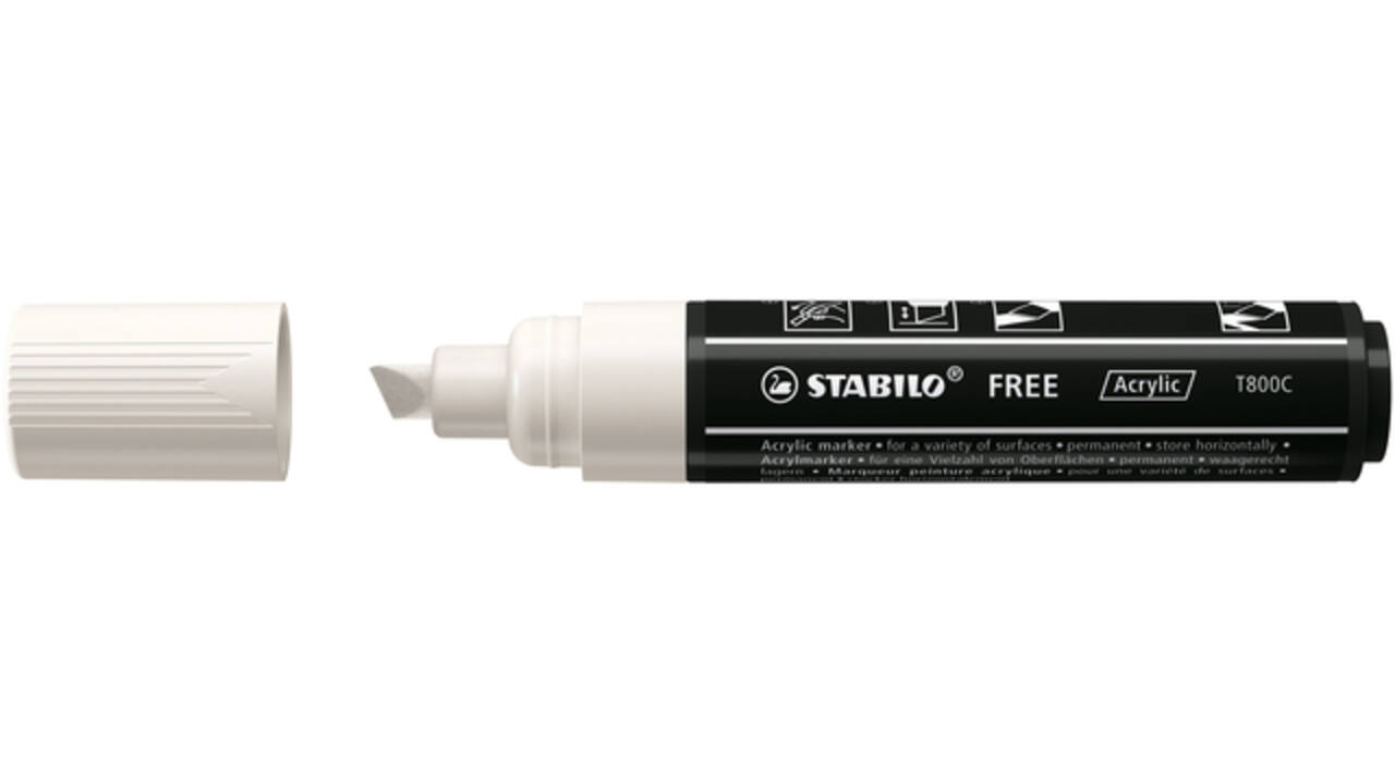 Acrylmarker STABILO  Free Acrylic T800C wit