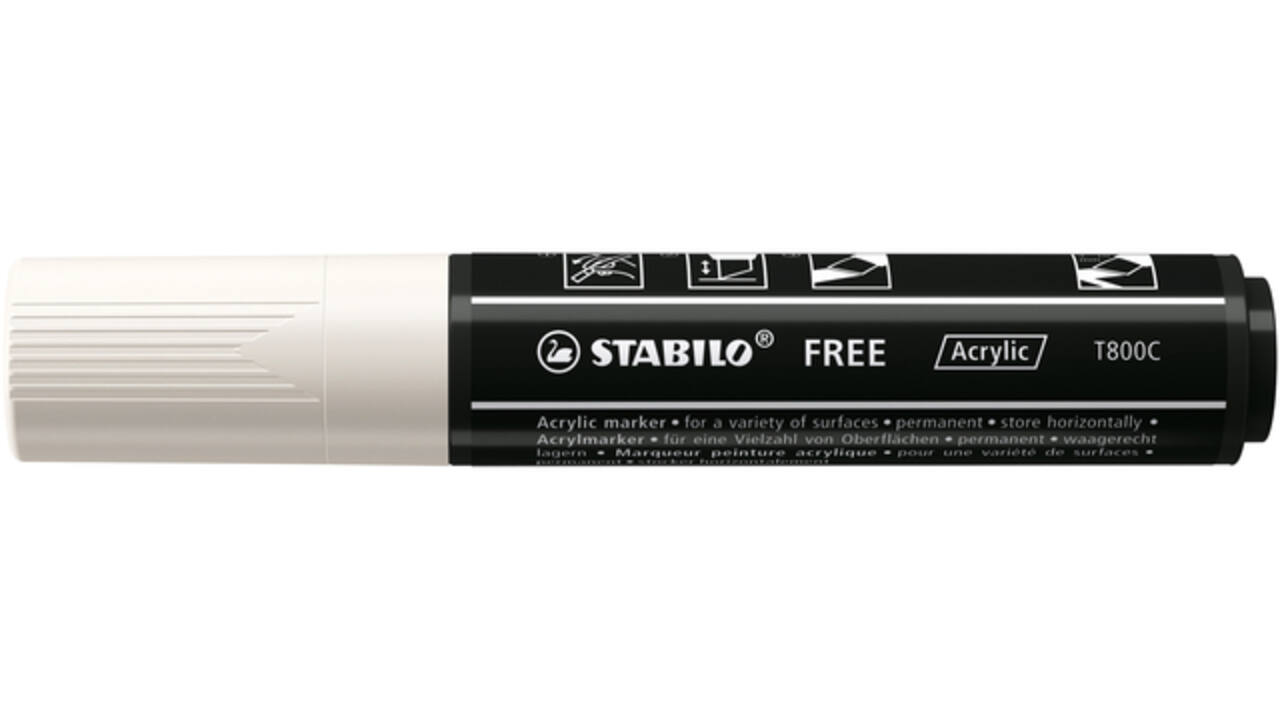 Acrylmarker STABILO  Free Acrylic T800C wit