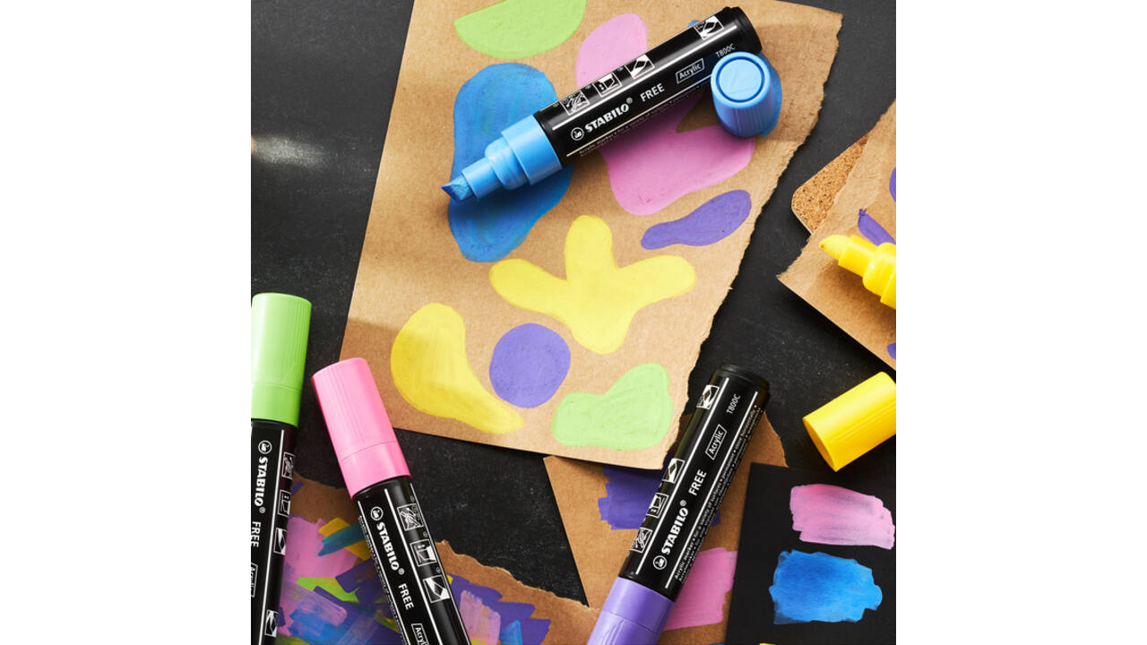 Acrylmarker STABILO  Free Acrylic T800C wit