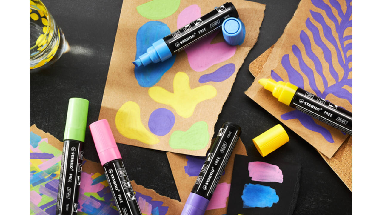 Acrylmarker STABILO  Free Acrylic T800C wit