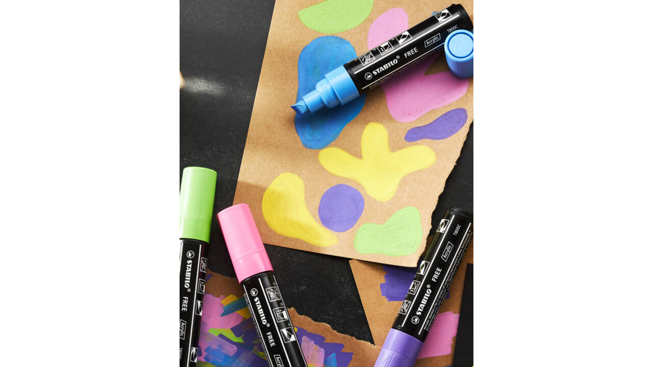 Acrylmarker STABILO  Free Acrylic T800C wit