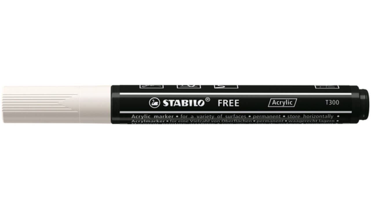 Acrylmarker STABILO  Free Acrylic T300 wit