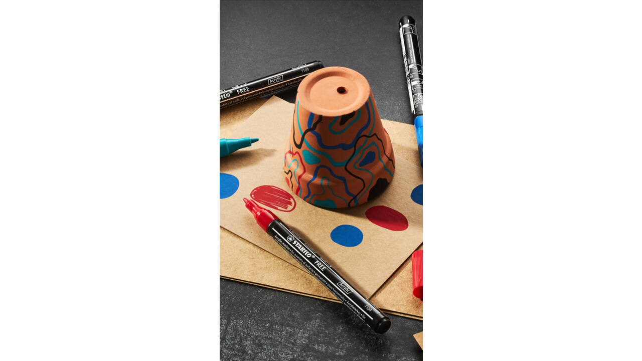 Acrylmarker STABILO  Free Acrylic T100 wit
