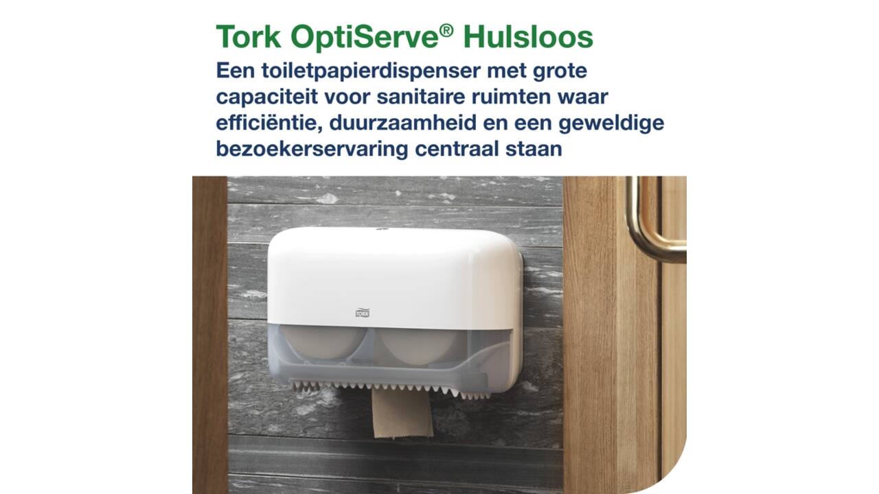 Toiletpapier Tork T7 Advanced Optiserve Coreless 2-laags 94m naturel 472640