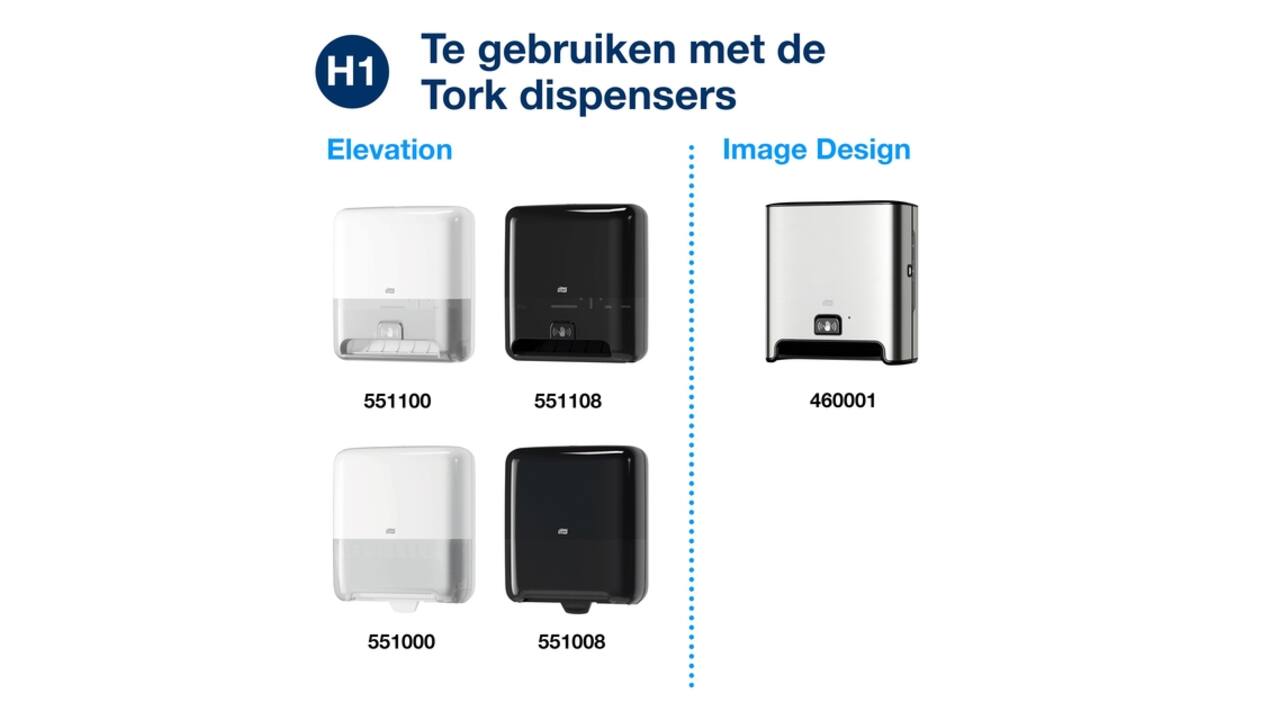 Handdoekrol Tork H1 Matic Advanced 2-laags 150m naturel 290099