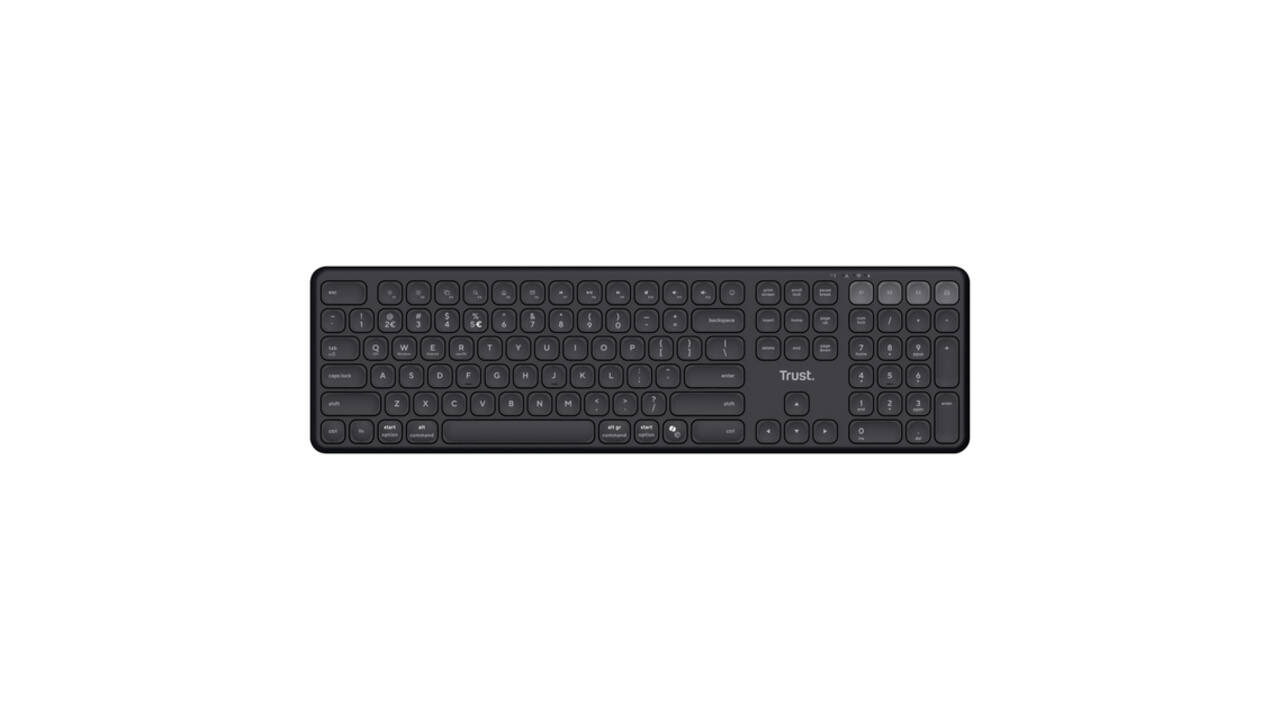 Toetsenbord Trust Vaiya Multidevice draadloos QWERTY